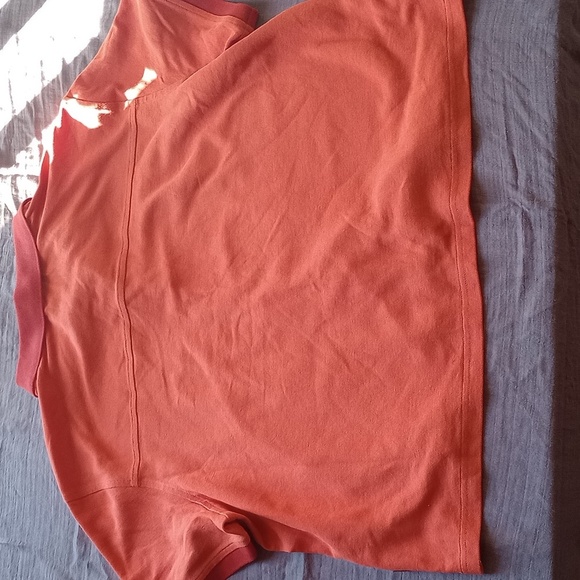 Outdoor Afro x REI Co Op Polo Shirt Size XL Orange Cropped Oversized Gym - Picture 6 of 8